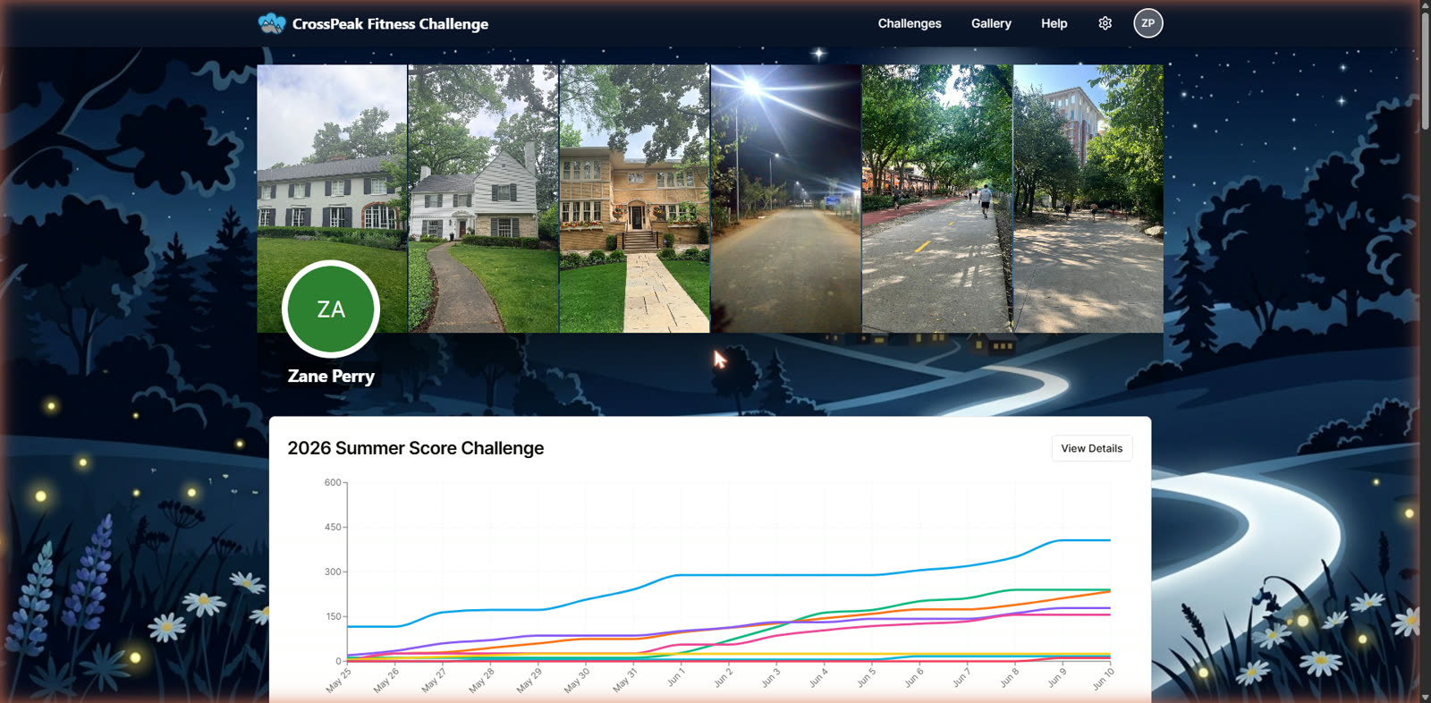 Fitness Challenge in production